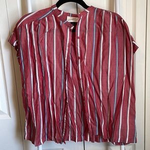 Universal Thread Multi-Striped Lyocell button-down - Women's